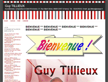 Tablet Screenshot of guytillieux.com